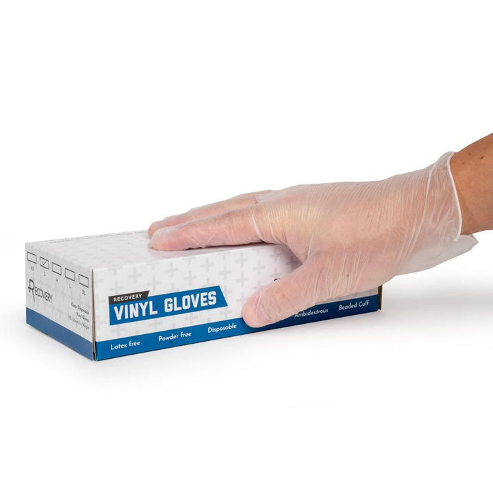 Clear Disposable Vinyl Gloves
