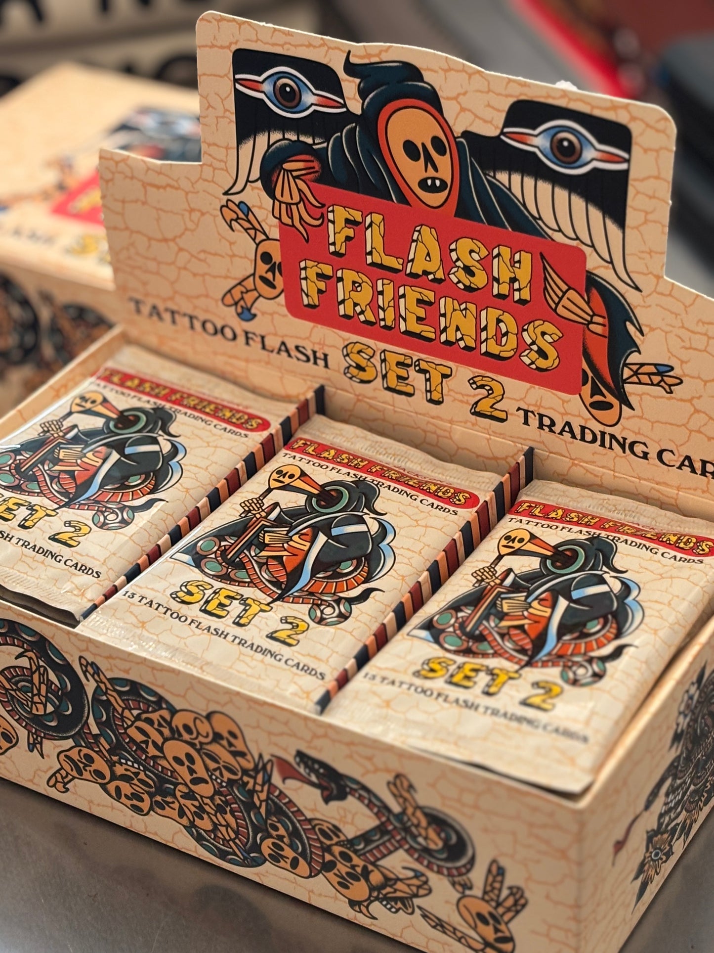 Flash Friends: Tattoo Trading Cards