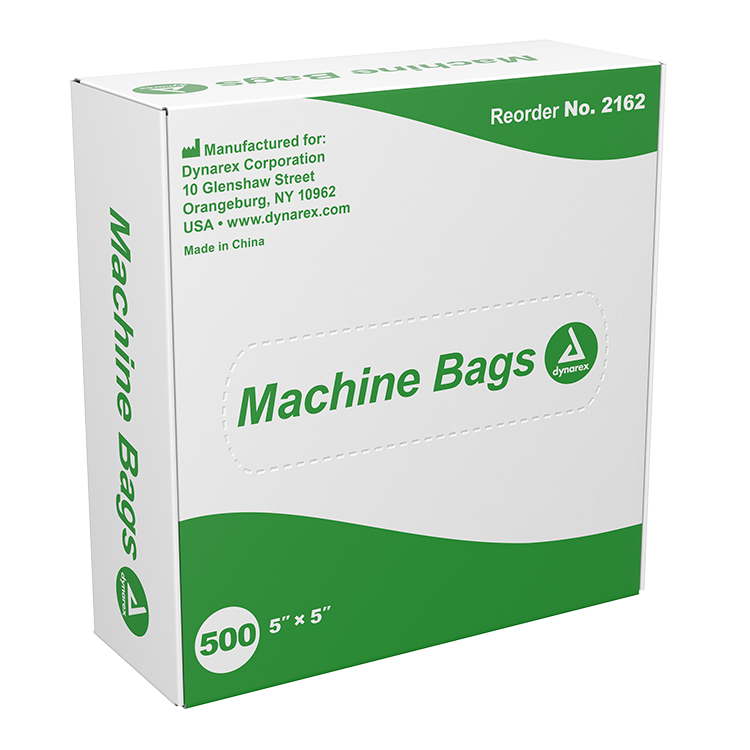 Clear Machine Bags - 5”x5”