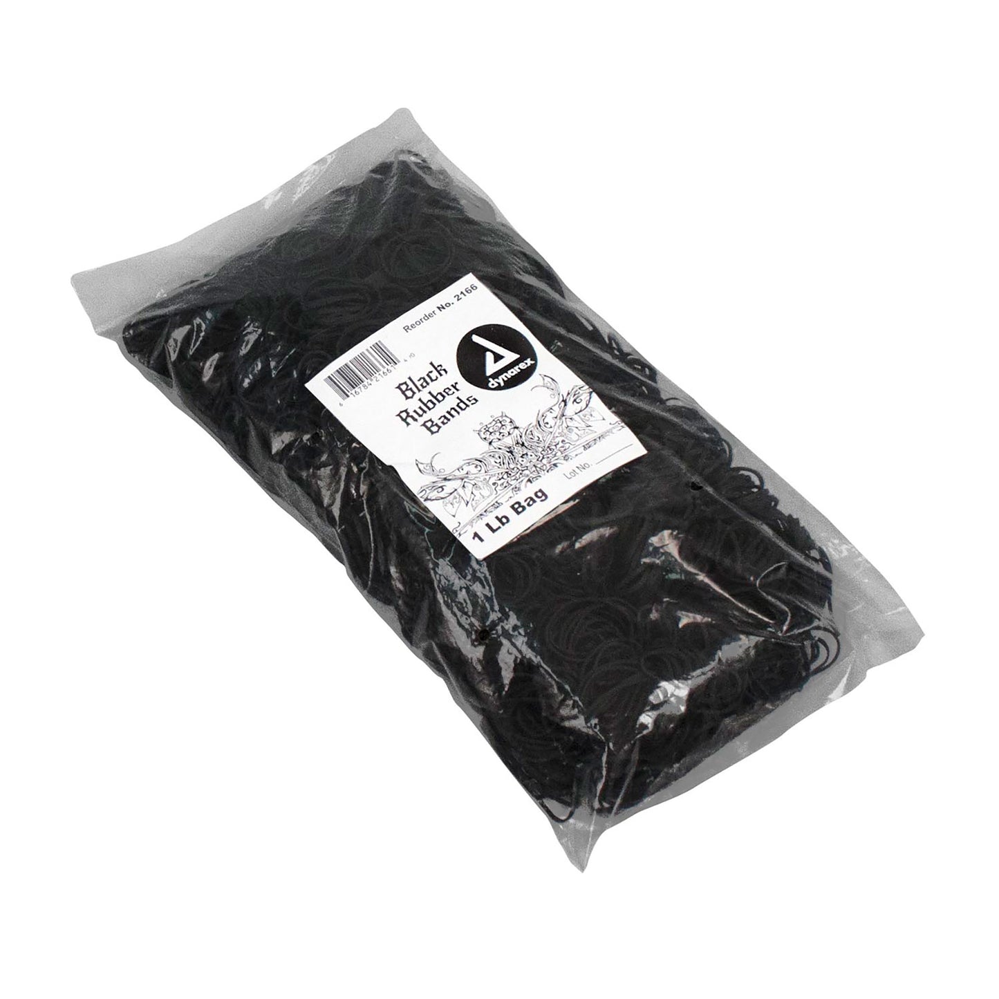 Black Rubber Bands - 1 lb. Bag