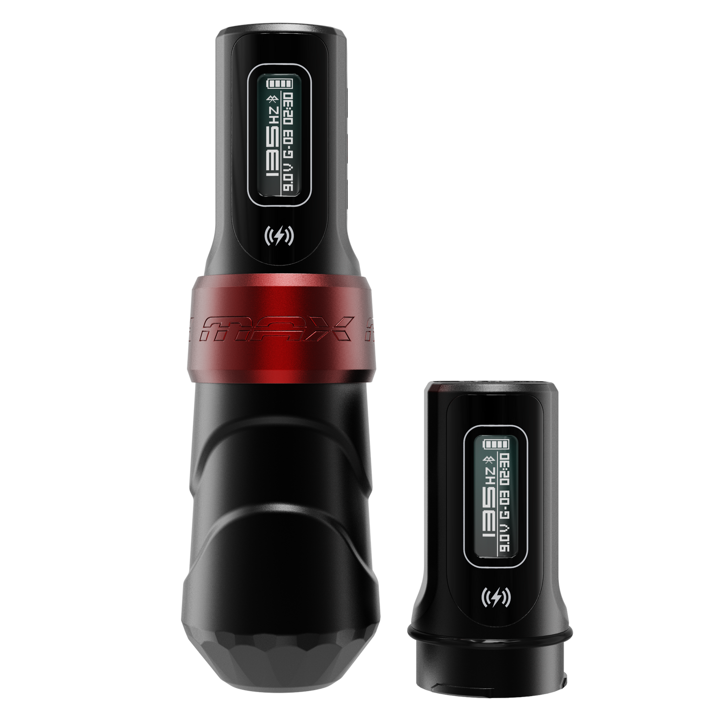 FK Irons Flux Max Yomico Tattoo Machine with 2 PowerBolt II