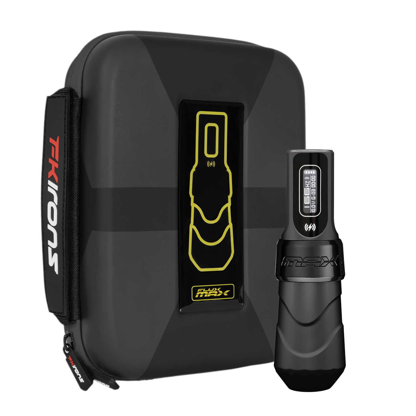 FK Irons Flux Max Tattoo Machine with 1 PowerBolt II
