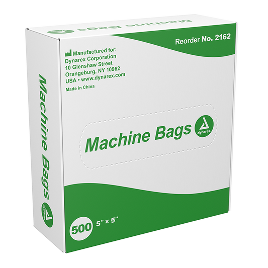 Clear Machine Bags - 5”x5”