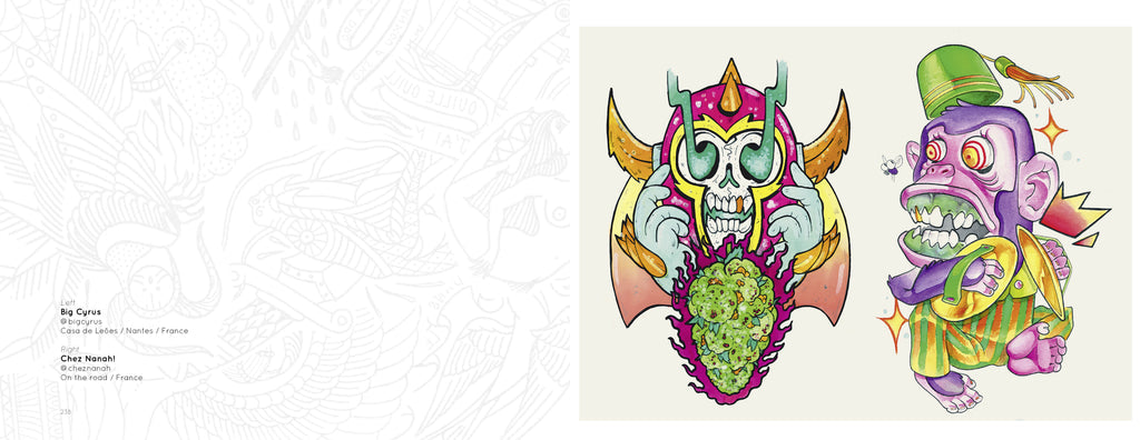 Tattoo Flash from The French Kiss Project