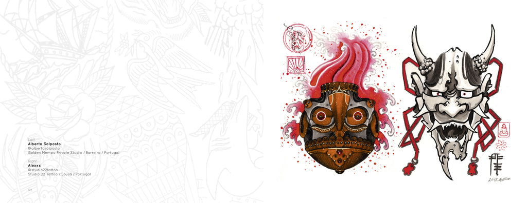 Tattoo Flash from The French Kiss Project